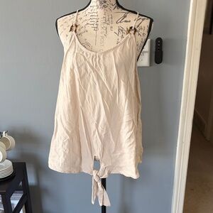 Maurice’s XL Linen Cream Women's Top, adorable details